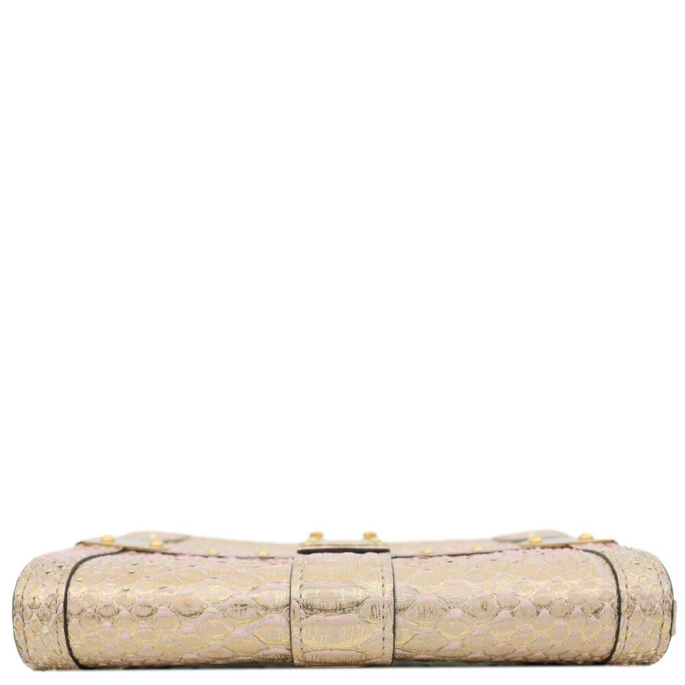 Louis Vuitton Trunk Python Leather Chain Wallet S… - image 5